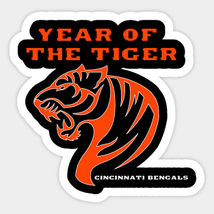 Cincinnati Bengals Year of the Tiger Sticker